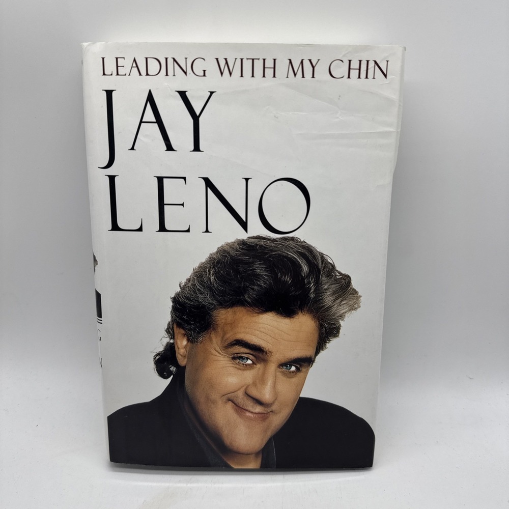 JAY LENO Signed 1996 1st Edition Book Leading With My Chin Hardcover